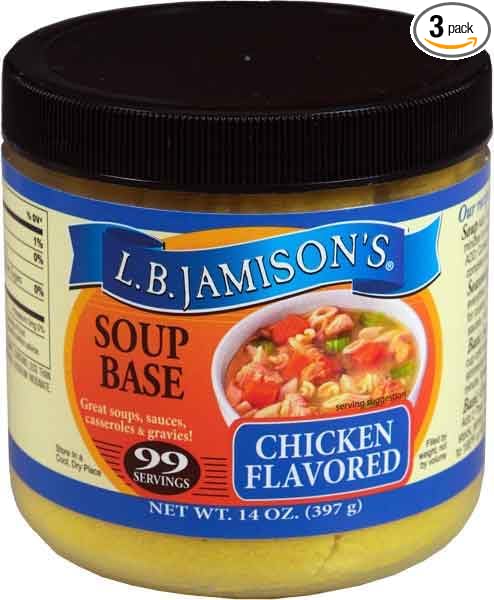 LB Jamison's Chicken Flavored Soup Base (Amazon link)